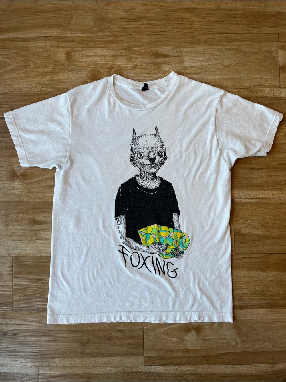 Foxing Band White Band Graphic Tee